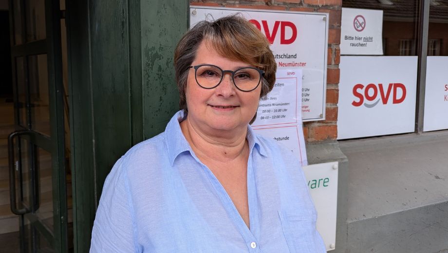 Angela Wilke engagiert sich sowohl haupt- als auch ehrenamtlich für den SoVD